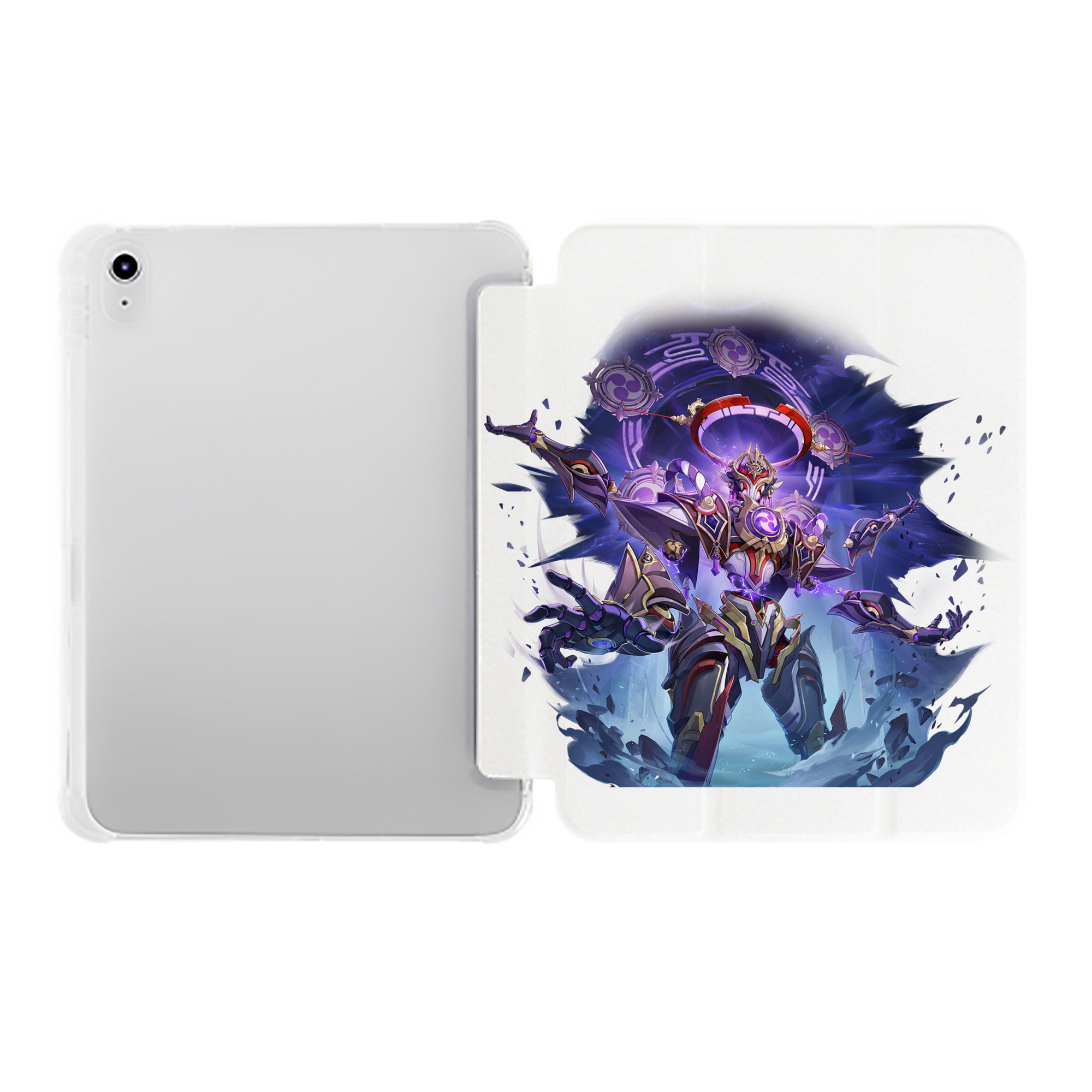 げんし神 さんペい genshin Sanpei IPad ケース ペン収納付き 三つ折りスタンド PUレザー×シリコン 対応機種9.5/10.5/10.9インチ